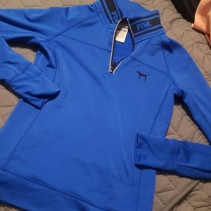 Victoria's Secret pink 1/4 zip pull over xs